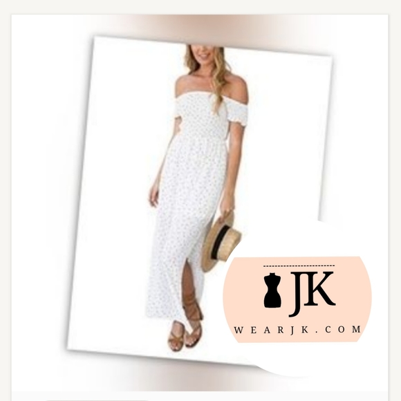 Dresses & Skirts - Boho Off Shoulder Long Split Maxi